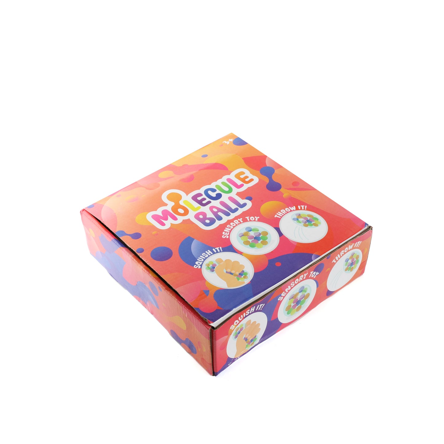 SQUISH BALL WITH COLOURED BEADS