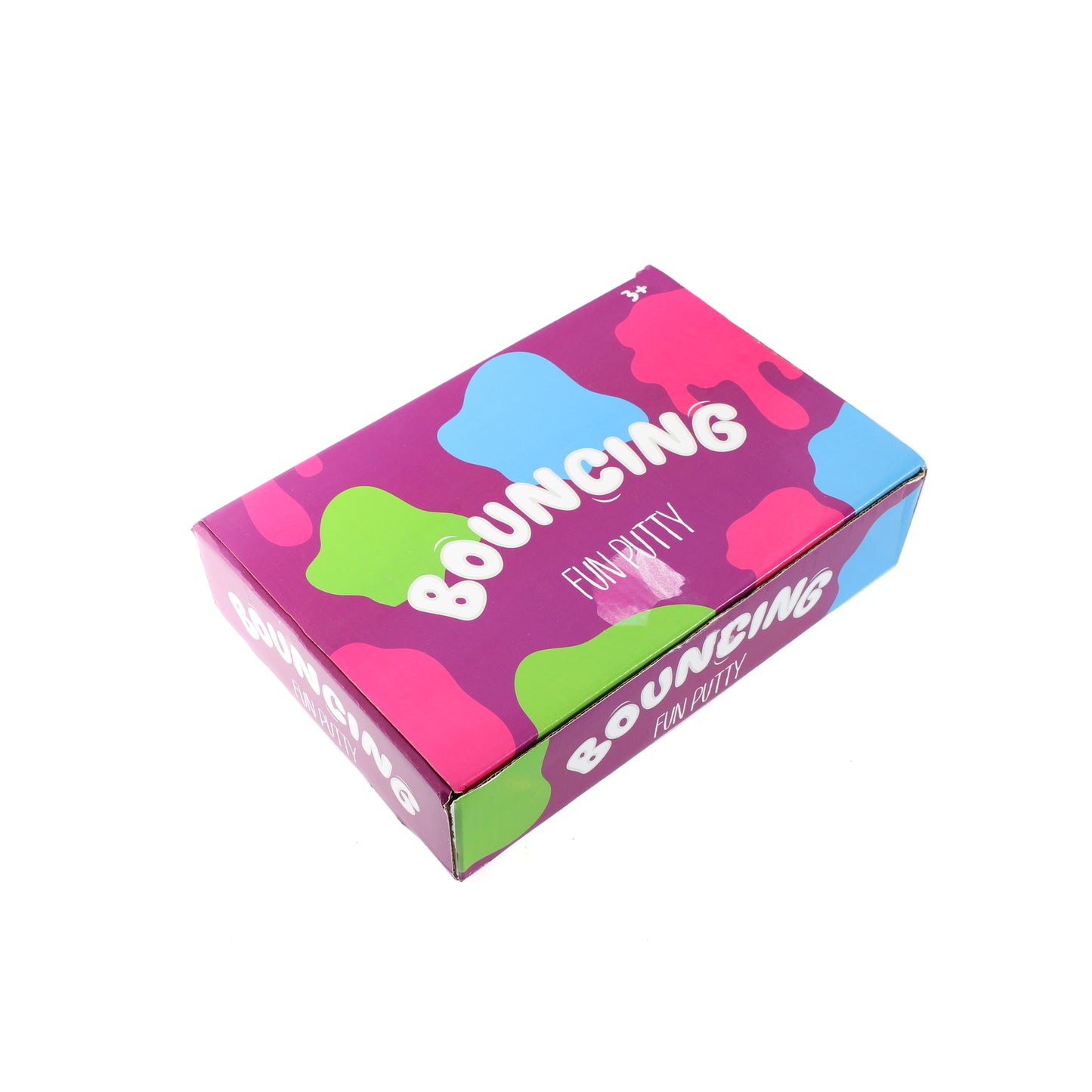 8.5x3.3cm APPROX 60g WEIGHT TUB OF 4 TONE COLOUR BOUNCING PUTTY