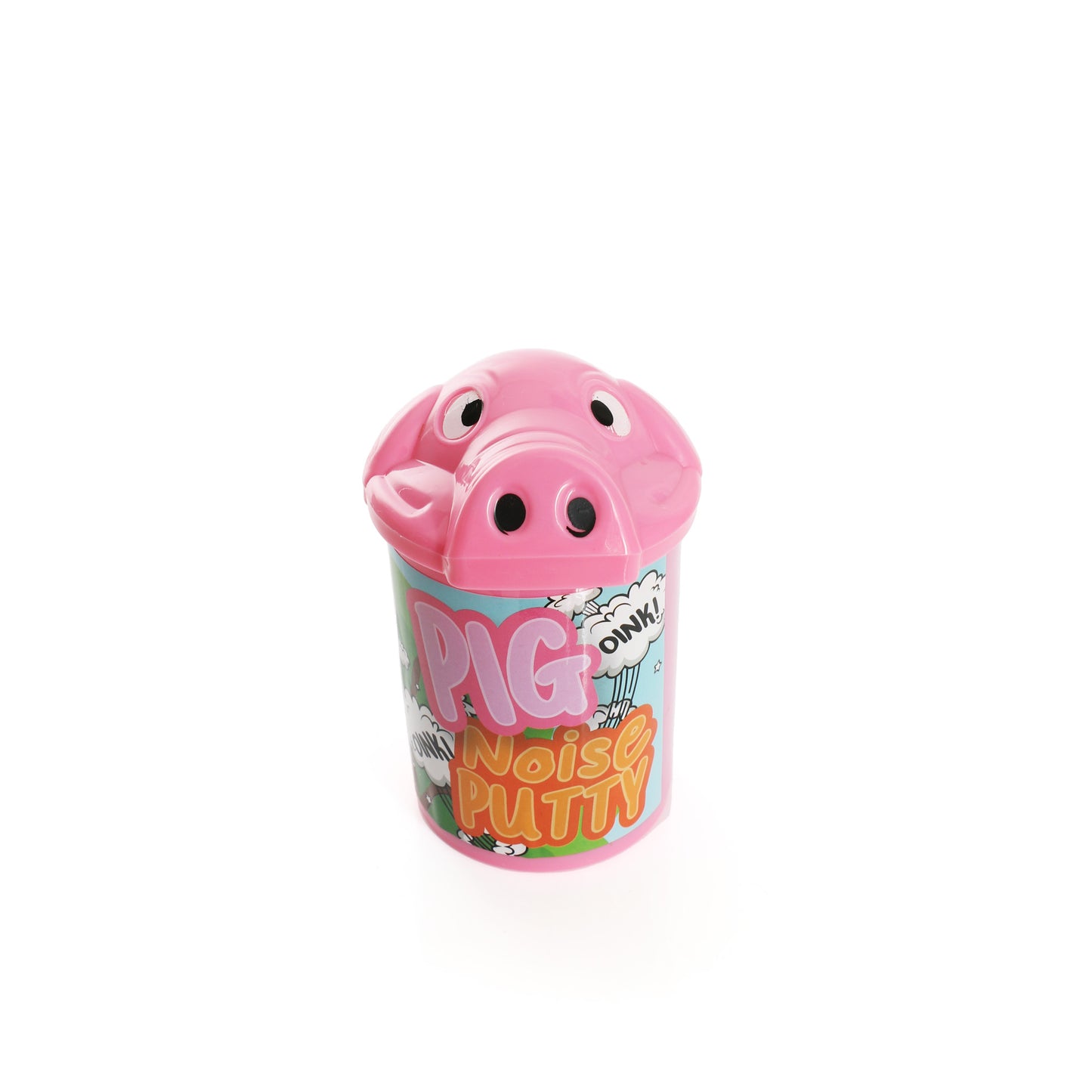 PIG NOISE PUTTY. SIZE OF TUB IS 8x5.5cm