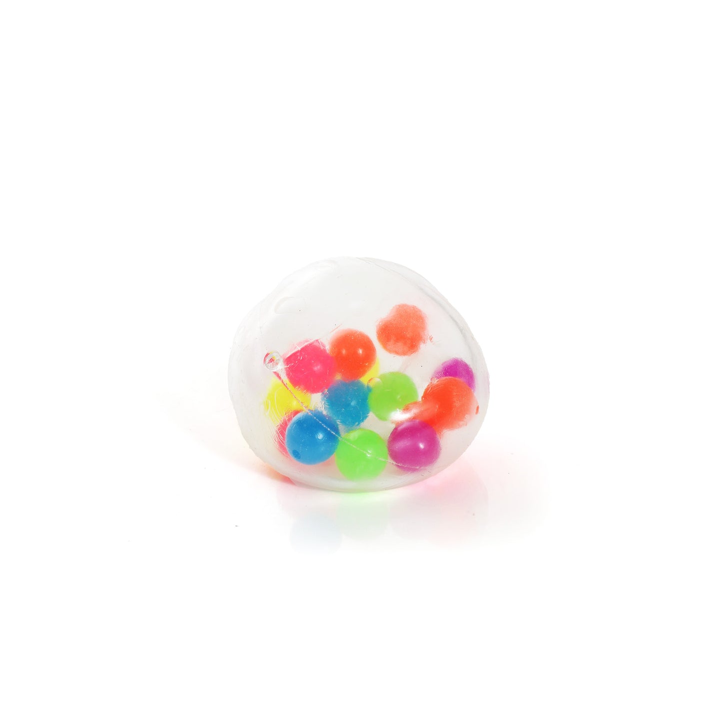 SQUISH BALL WITH COLOURED BEADS