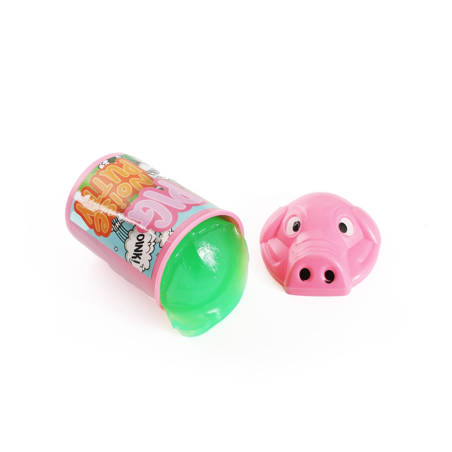 PIG NOISE PUTTY. SIZE OF TUB IS 8x5.5cm